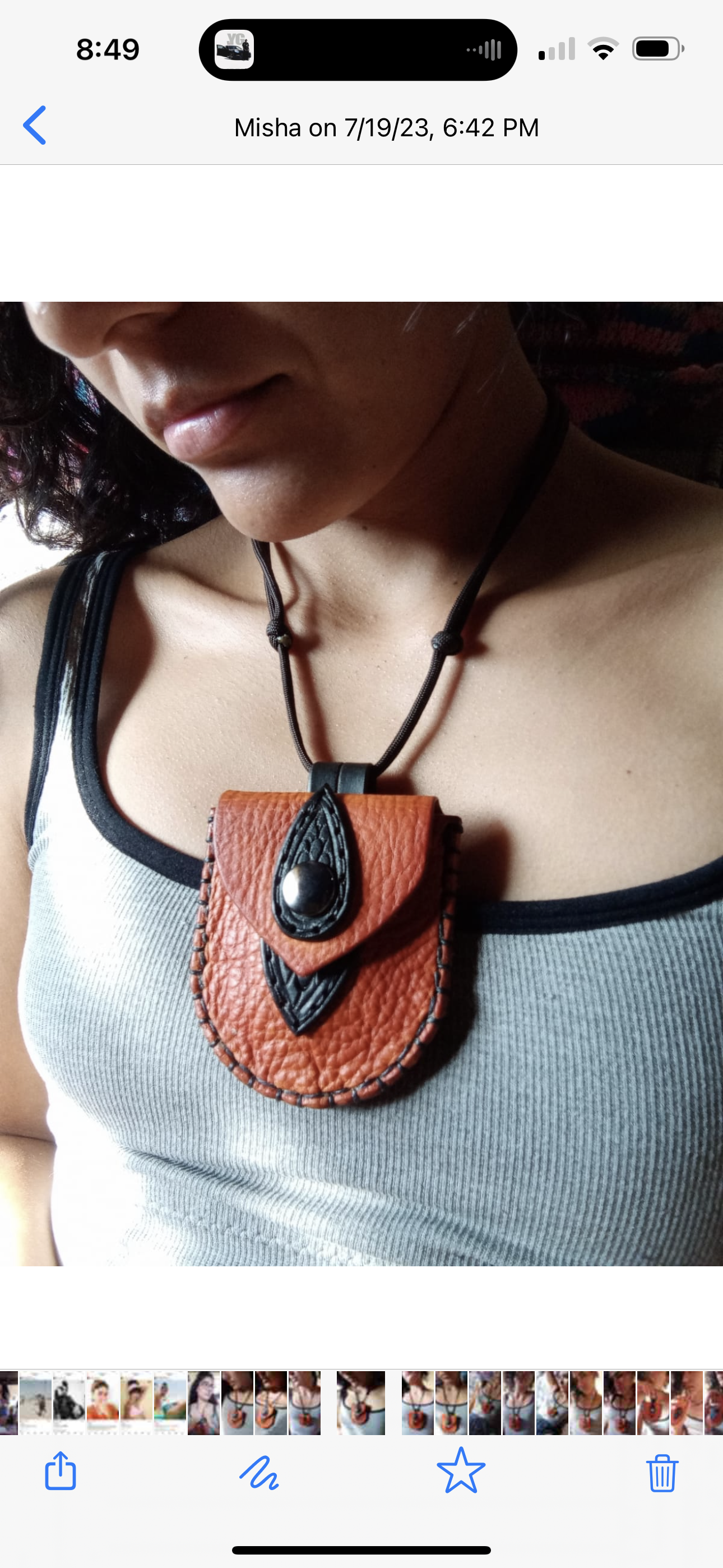 The Nipper neck pouch